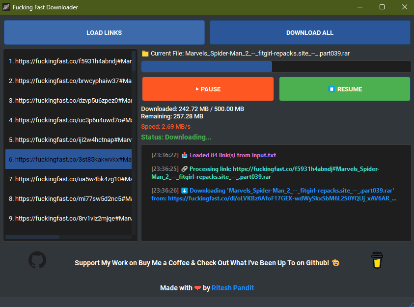 Project FF Downloader